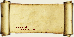 Lena Vranjković vizit kartica